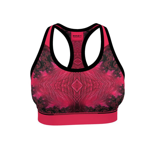 BoomGoo® low impact Sports Bra F408 "Pink Dragon" 2