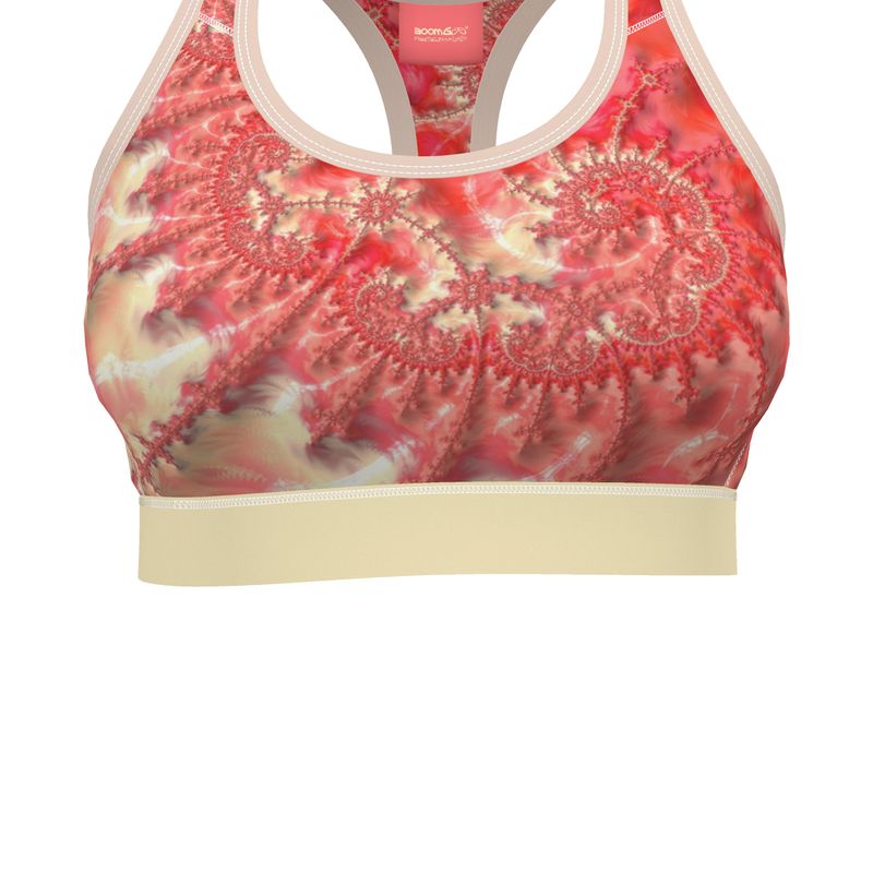 BoomGoo® low impact Sports Bra F248 "Sorbet" 1