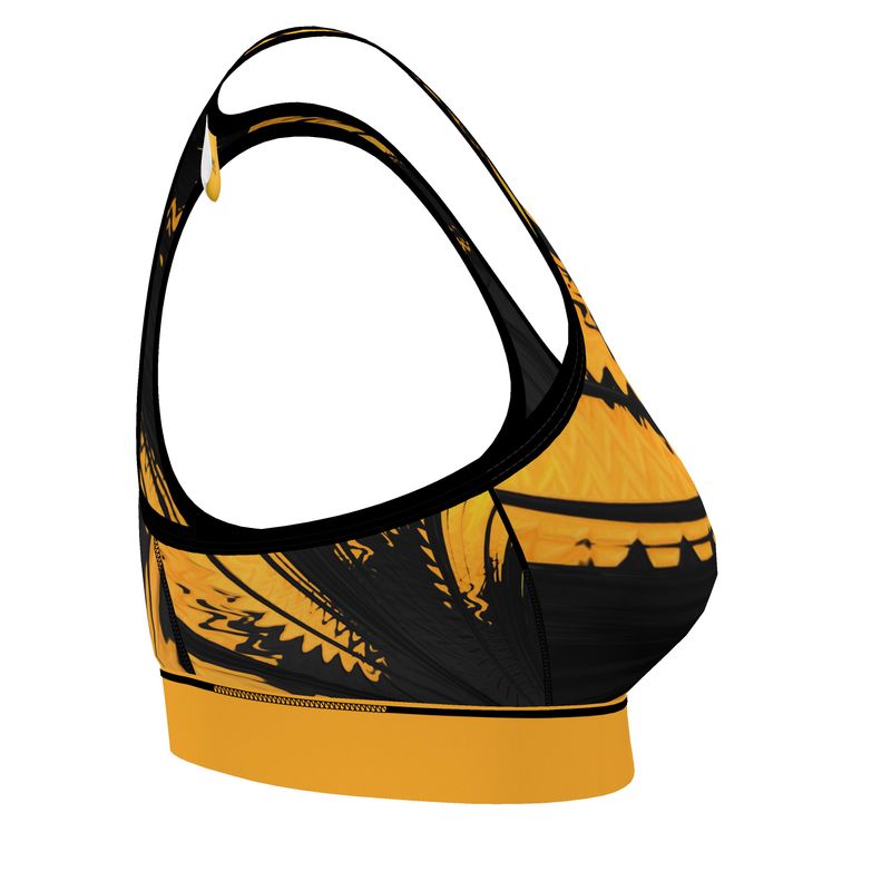 BoomGoo® low impact Sports Bra F852 "Safari" I 2