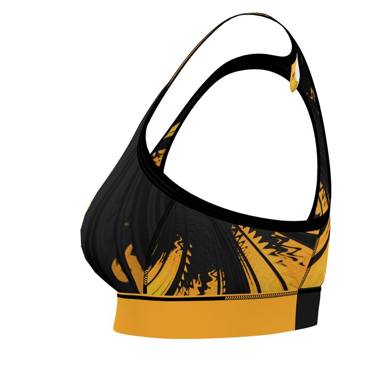 BoomGoo®  low impact Sports Bra F852 "Safari" I 3