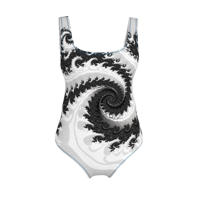 BoomGoo® Swimwear Ladies 1-Piece F286 "Alien Deco" 1
