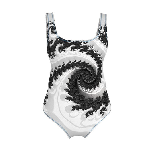 BoomGoo® Swimwear Ladies 1-Piece F286 "Alien Deco" 1