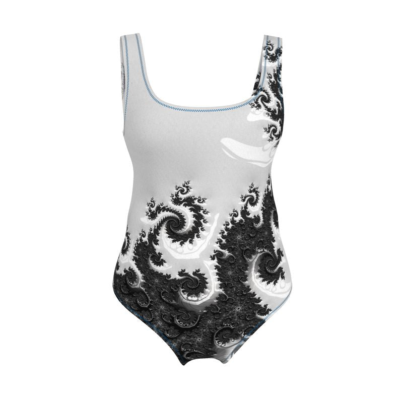 BoomGoo® Swimwear Ladies 1-Piece F286 "Alien Deco" 1 II
