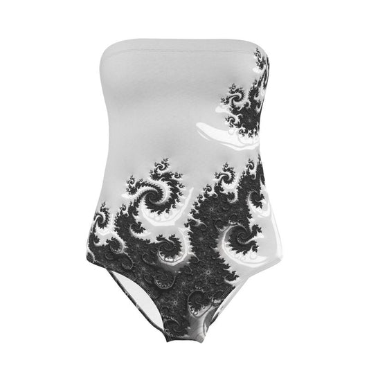 BoomGoo® Swimwear Ladies Strapless F286 "Alien Deco" 1 II