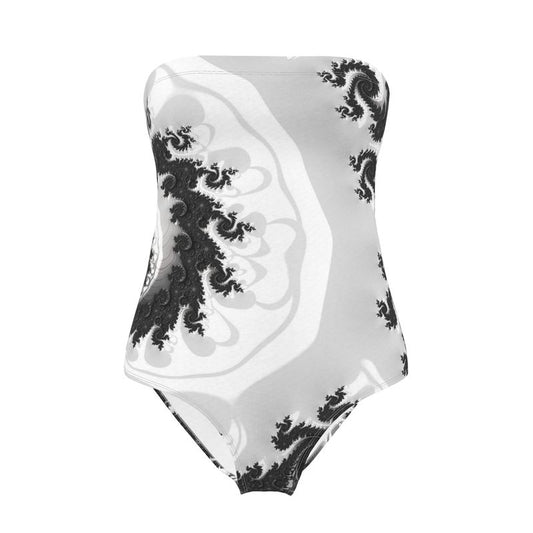 BoomGoo® Swimwear Ladies Strapless F286 "Alien Deco" 1 IV