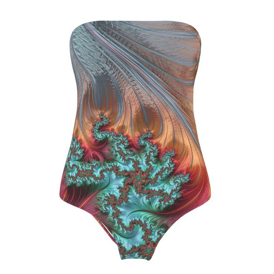 BoomGoo® Swimwear Ladies Strapless  F508 "Surf" 1