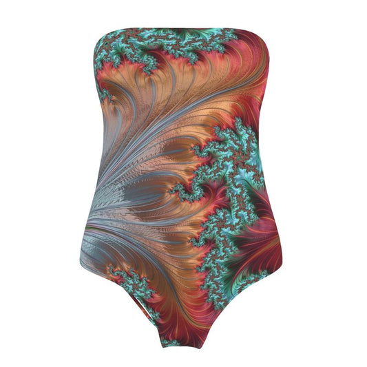 BoomGoo® Swimwear Ladies Strapless  F508 "Surf" 1 V