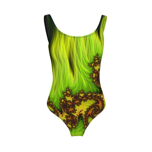 BoomGoo® Swimwear Ladies 1-Piece F389 "Jungle Fur" 1