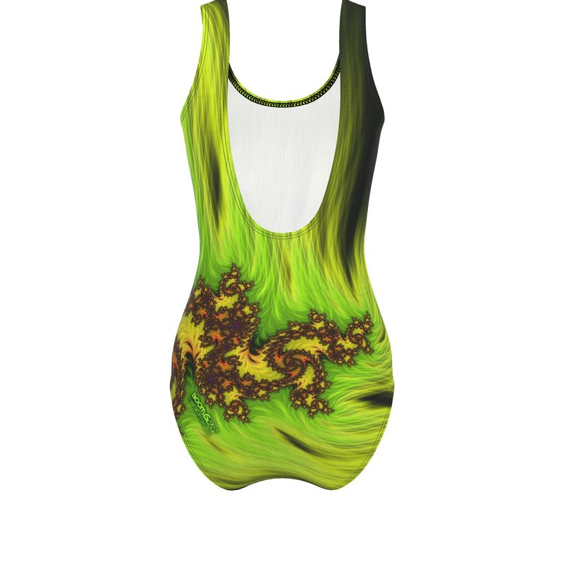 BoomGoo® Swimwear Ladies 1-Piece F389 "Jungle Fur" 1