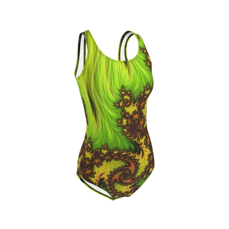 BoomGoo® Swimwear Ladies 1-Piece F389 "Jungle Fur" 1 II