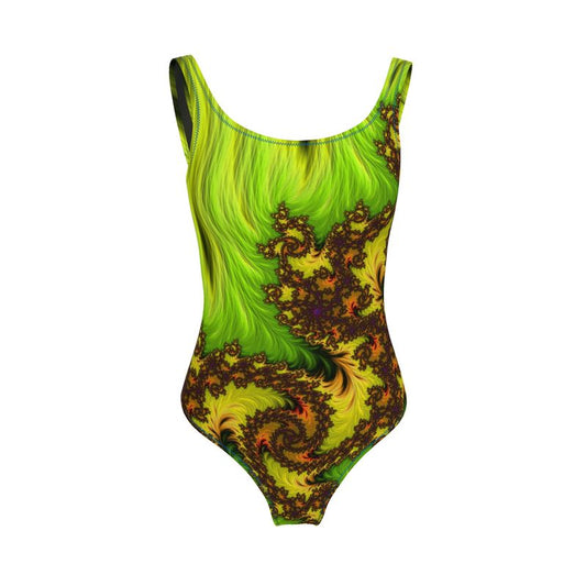 BoomGoo® Swimwear Ladies 1-Piece F389 "Jungle Fur" 1 II