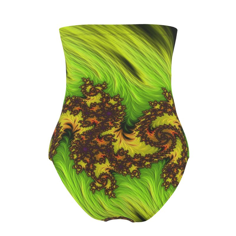BoomGoo® Swimwear Ladies Strapless F389 "Jungle Fur" 1 II
