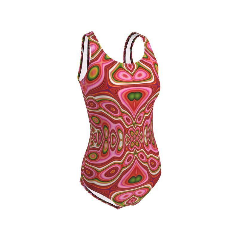 BoomGoo® Swimwear Ladies 1-Piece  F1711 "Pink Crocodile" 5