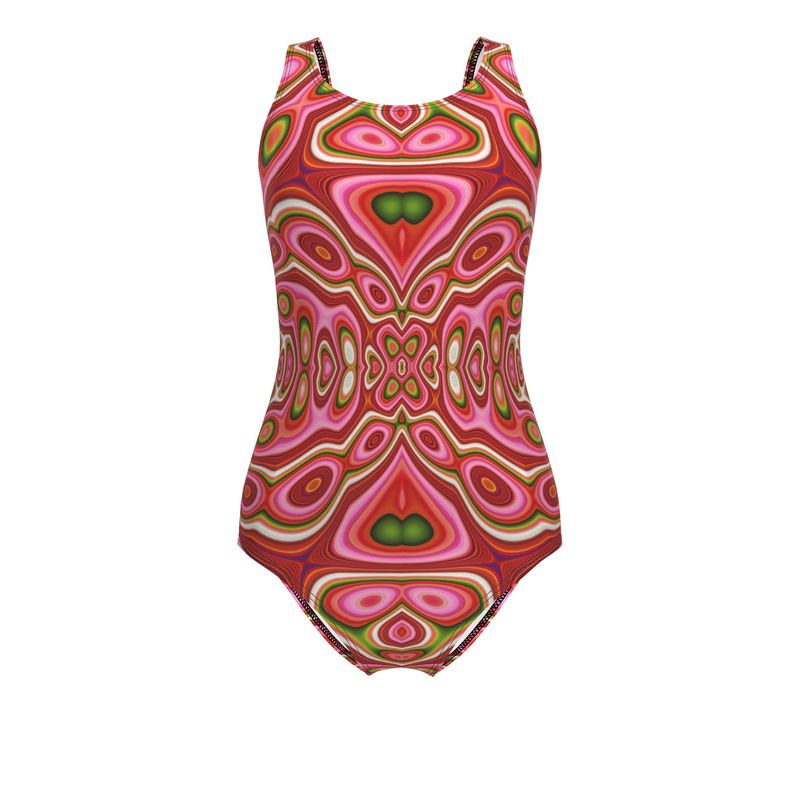 BoomGoo® Swimwear Ladies 1-Piece  F1711 "Pink Crocodile" 5