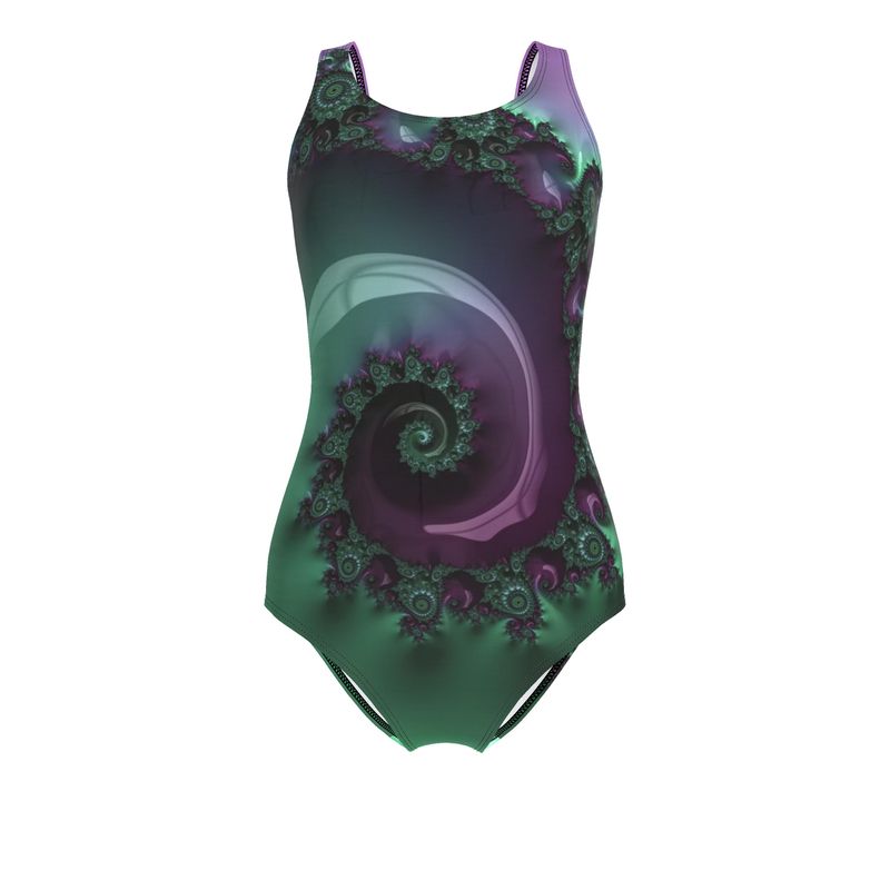 BoomGoo® Swimwear Ladies 1-Piece F041 "Purple Rain" 1 II