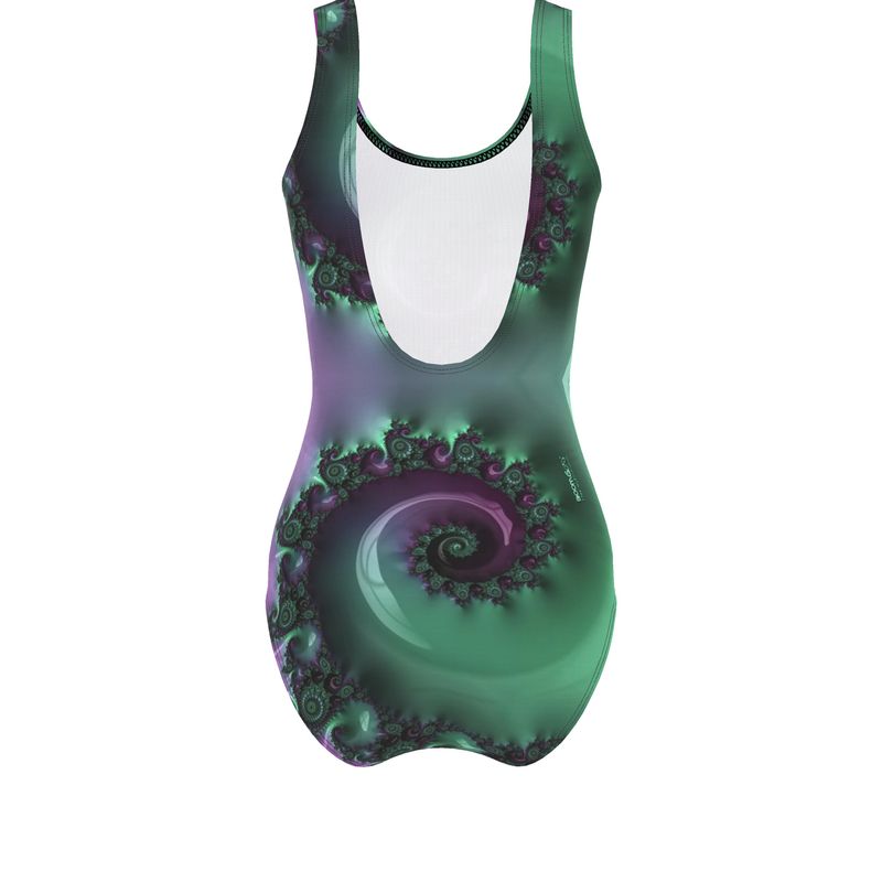 BoomGoo® Swimwear Ladies 1-Piece F041 "Purple Rain" 2