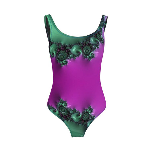 BoomGoo® Swimwear Ladies 1-Piece F041 "Purple Rain" 3