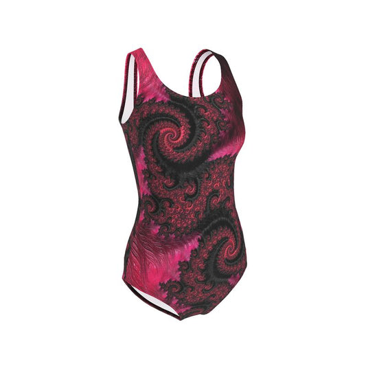 BoomGoo® Swimwear Ladies 1-Piece F408 "Pink Dragon" 1 III