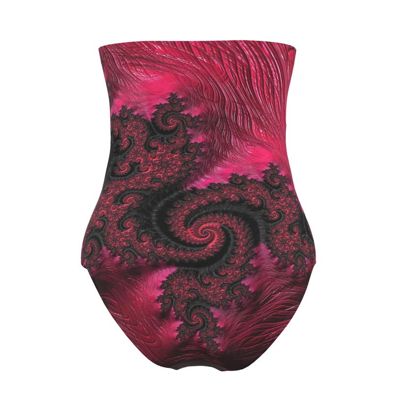 BoomGoo® Swimwear Ladies Strapless F408 "Pink Dragon" 1
