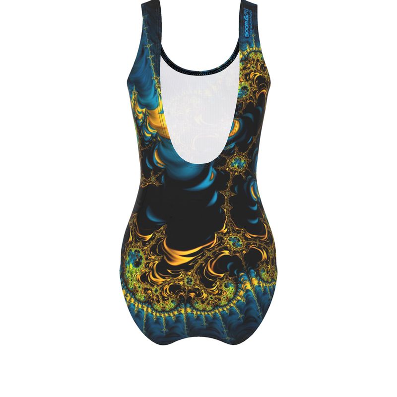 BoomGoo® Swimwear Ladies 1-Piece F1632 "Celestial da Vinci" 1