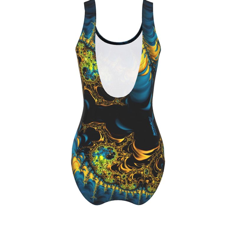 BoomGoo® Swimwear Ladies 1-Piece F1632 "Celestial da Vinci" 1 II