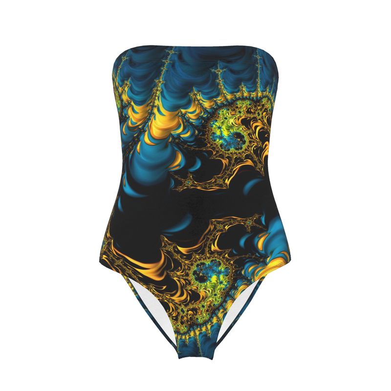 BoomGoo® Swimwear Ladies Strapless F1632 "Celestial da Vinci" 1 II