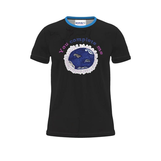 BoomGoo® T-shirt (unisex) "You Complete Me" 3 black