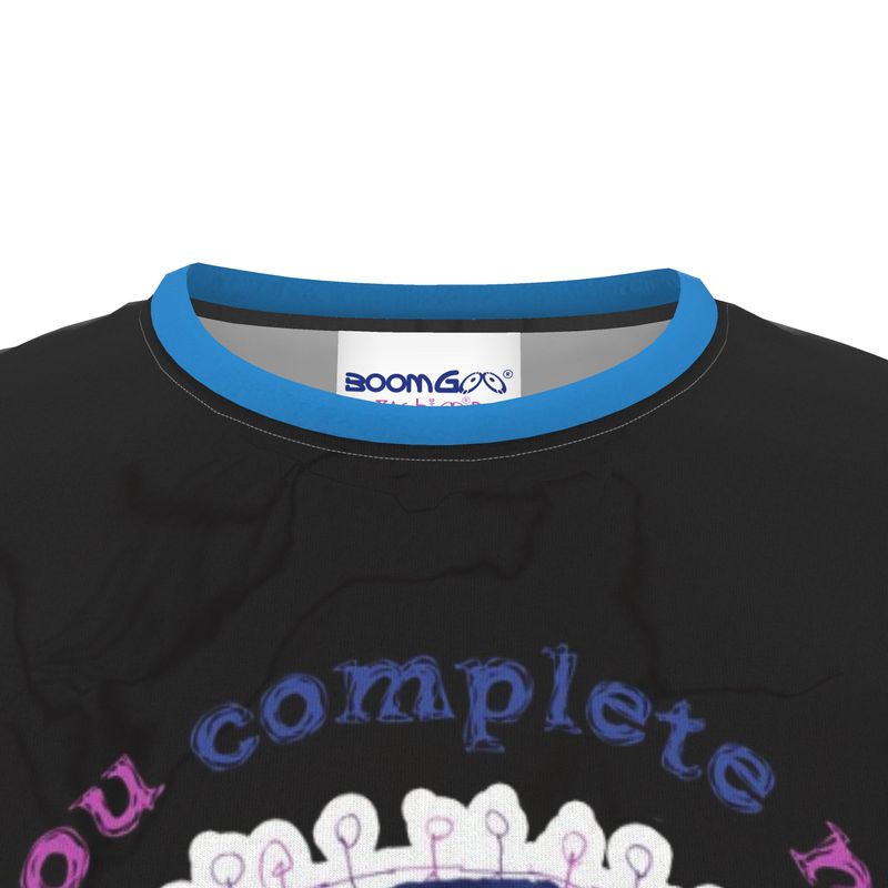 BoomGoo® T-shirt (unisex) "You Complete Me" 3 black