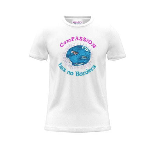 BoomGoo® T-shirt (unisex) "Compassion has no Borders" 1