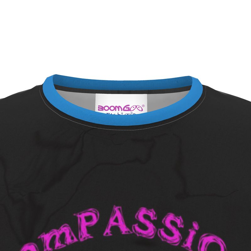 BoomGoo® T-shirt (unisex) "Compassion has no Borders" 2 black