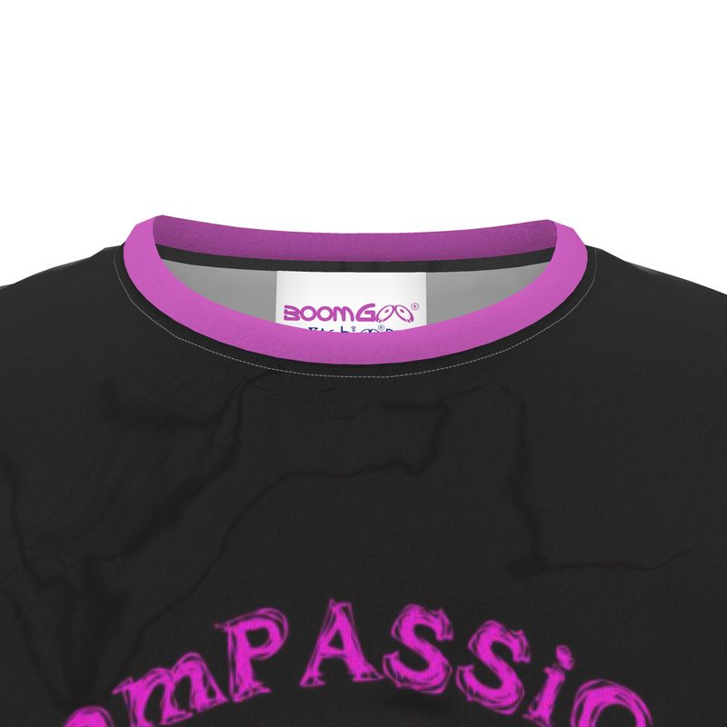 BoomGoo® T-shirt (unisex) "Compassion has no Borders" 3 black