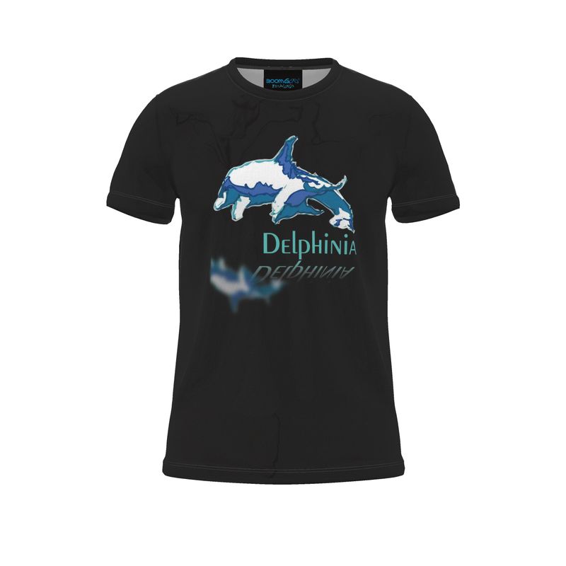 BoomGoo® T-shirt (unisex) "Delphinia" I 3 on black