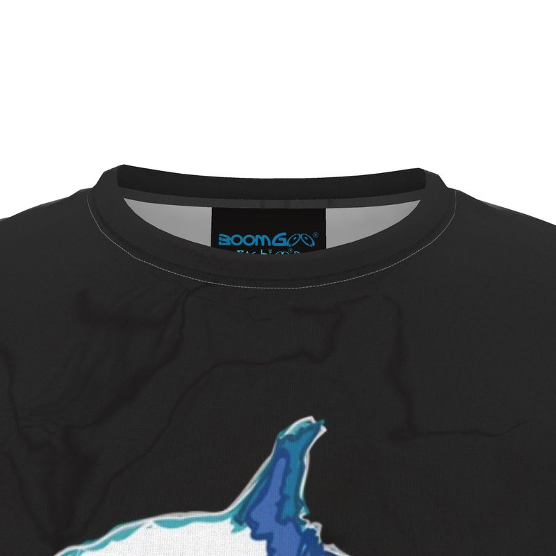 BoomGoo® T-shirt (unisex) "Delphinia" I 3 on black