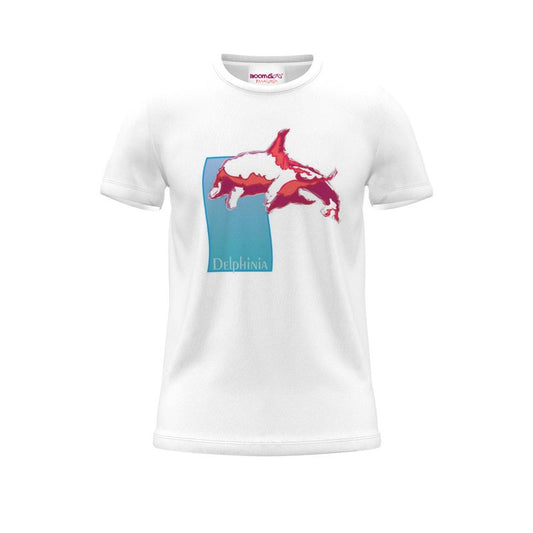 BoomGoo® T-shirt (unisex) "Delphinia" II 2 fuchsia
