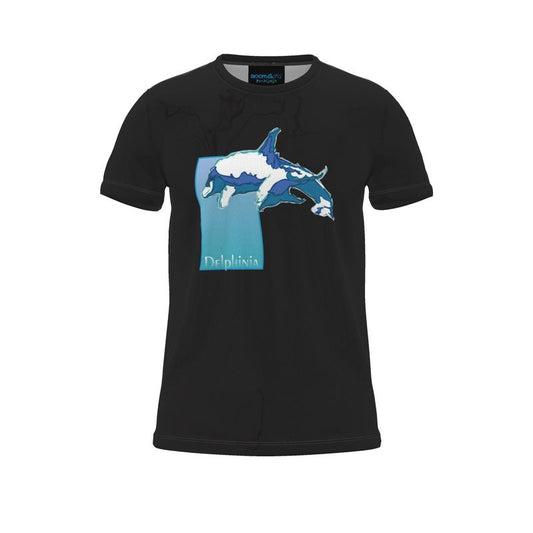 BoomGoo® T-shirt (unisex) "Delphinia" II 3 on black