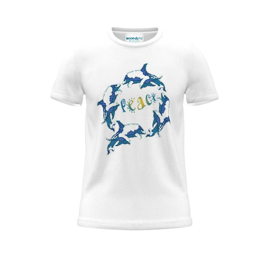 BoomGoo® T-shirt (unisex) "Peace" Dolphins I 1