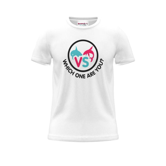 BoomGoo® T-shirt (unisex) "Dolphin vs Shark" I 1