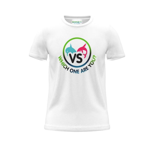 BoomGoo® T-shirt (unisex) "Dolphin vs Shark" I 2