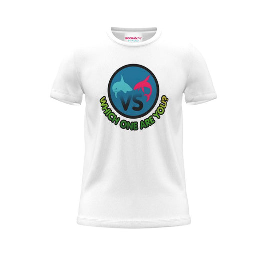 BoomGoo® T-shirt (unisex) "Dolphin vs Shark" I 3