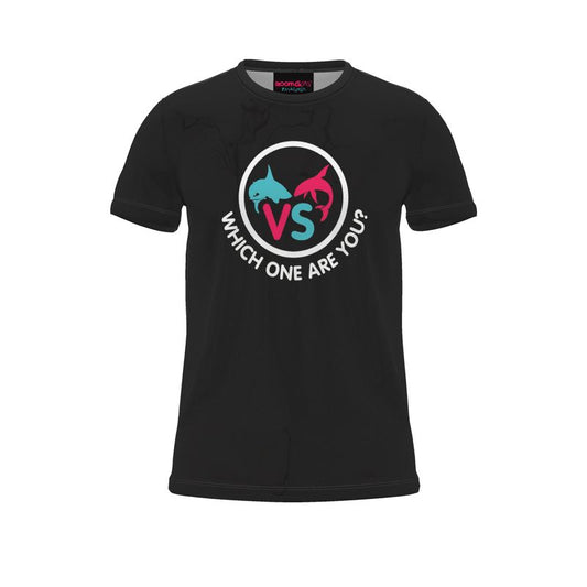 BoomGoo® T-shirt (unisex) "Dolphin vs Shark" I 1b