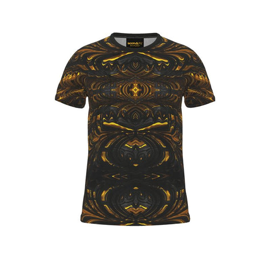 BoomGoo® T-shirt (unisex) "Black Gold Flow" I 2