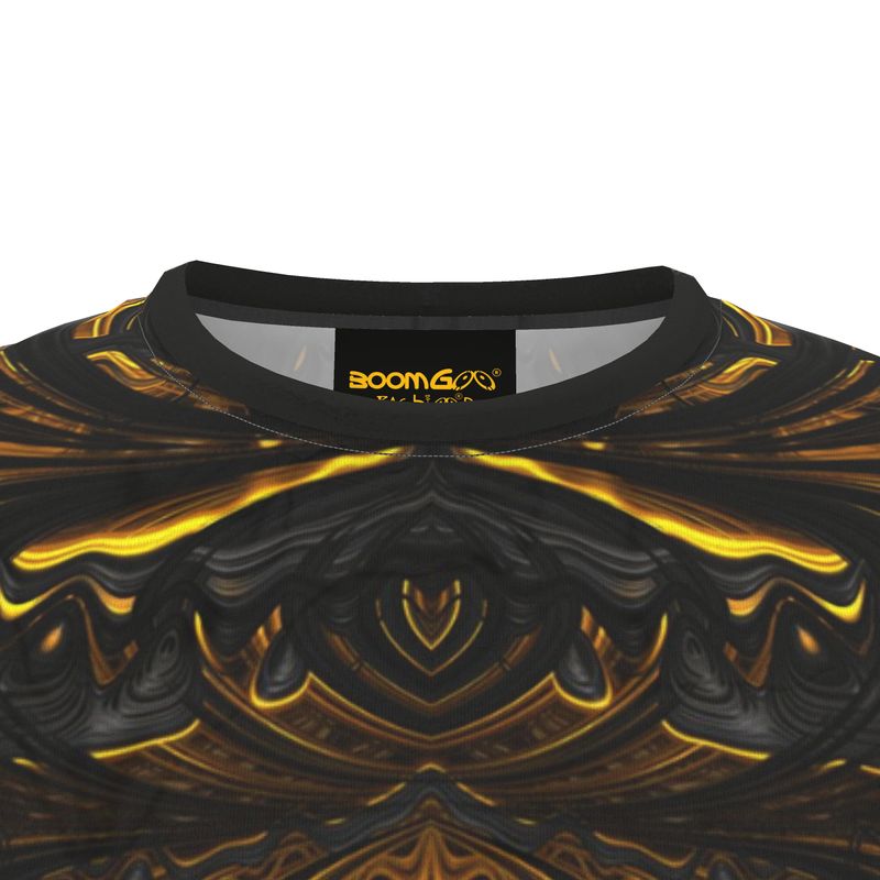 BoomGoo® T-shirt (unisex) "Black Gold Flow" I 2