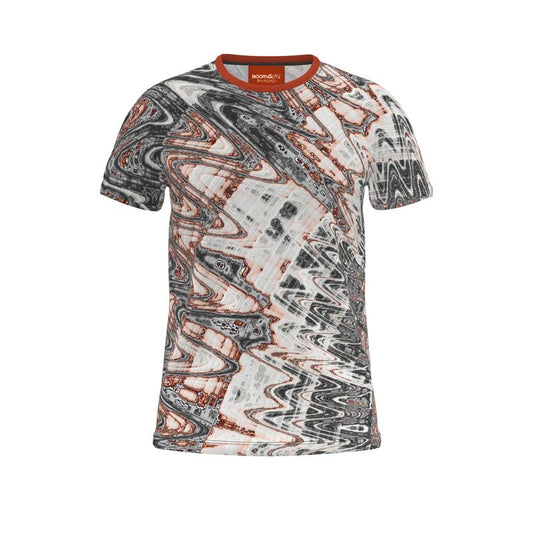 BoomGoo® T-shirt (unisex) "Pink Salmon Marble" I
