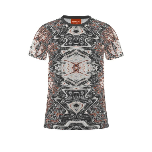 BoomGoo® T-shirt (unisex) "Pink Salmon Marble" I 4