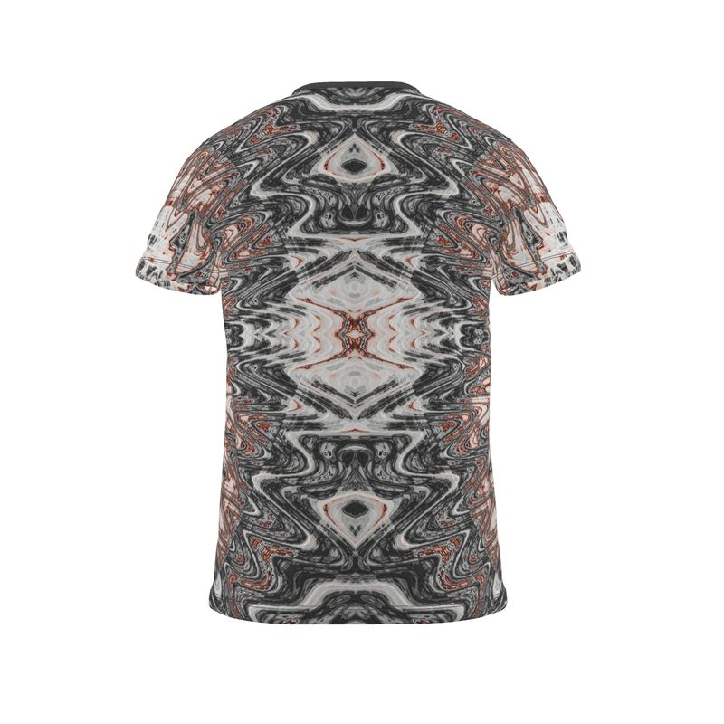 BoomGoo® T-shirt (unisex) "Pink Salmon Marble" I 4