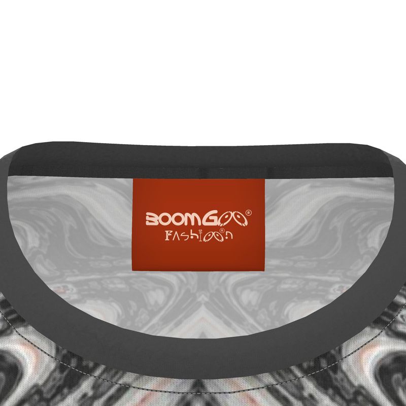 BoomGoo® T-shirt (unisex) "Pink Salmon Marble" I 4