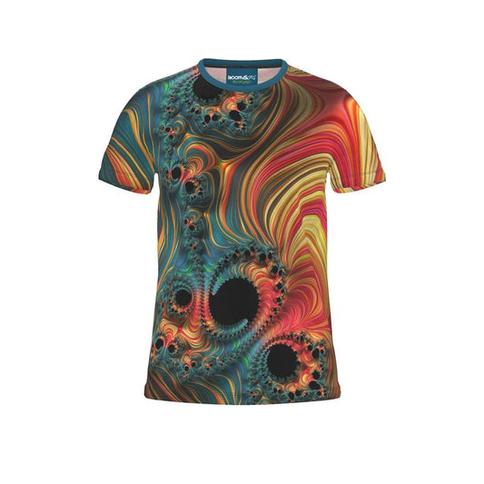 BoomGoo® T-shirt (unisex) "Rainbow Mountain" I 1b