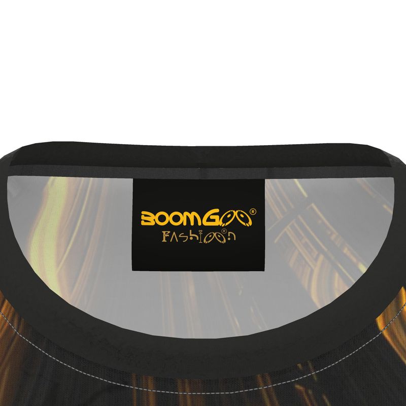 BoomGoo® T-shirt (unisex) "Black Gold Flow" I 1