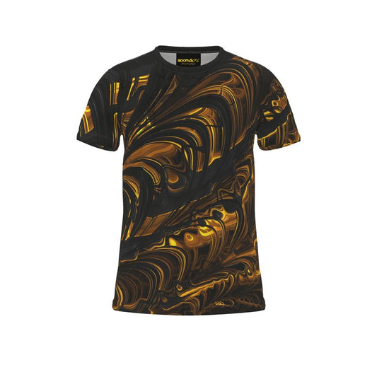 BoomGoo® T-shirt (unisex) "Black Gold Flow" I 1b