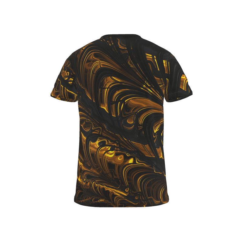BoomGoo® T-shirt (unisex) "Black Gold Flow" I 1b